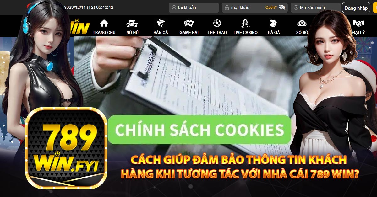 Cách giúp đảm bảo thông tin khách hàng khi tương tác với nhà cái 789 win?