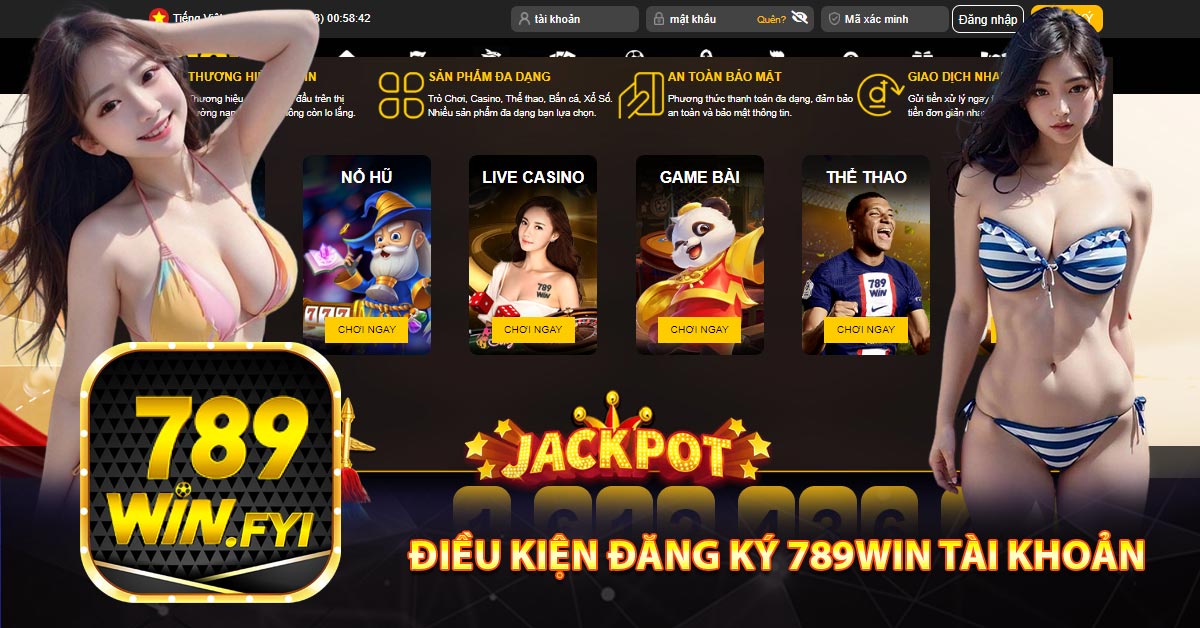 Điều kiện đăng ký 789win tài khoản